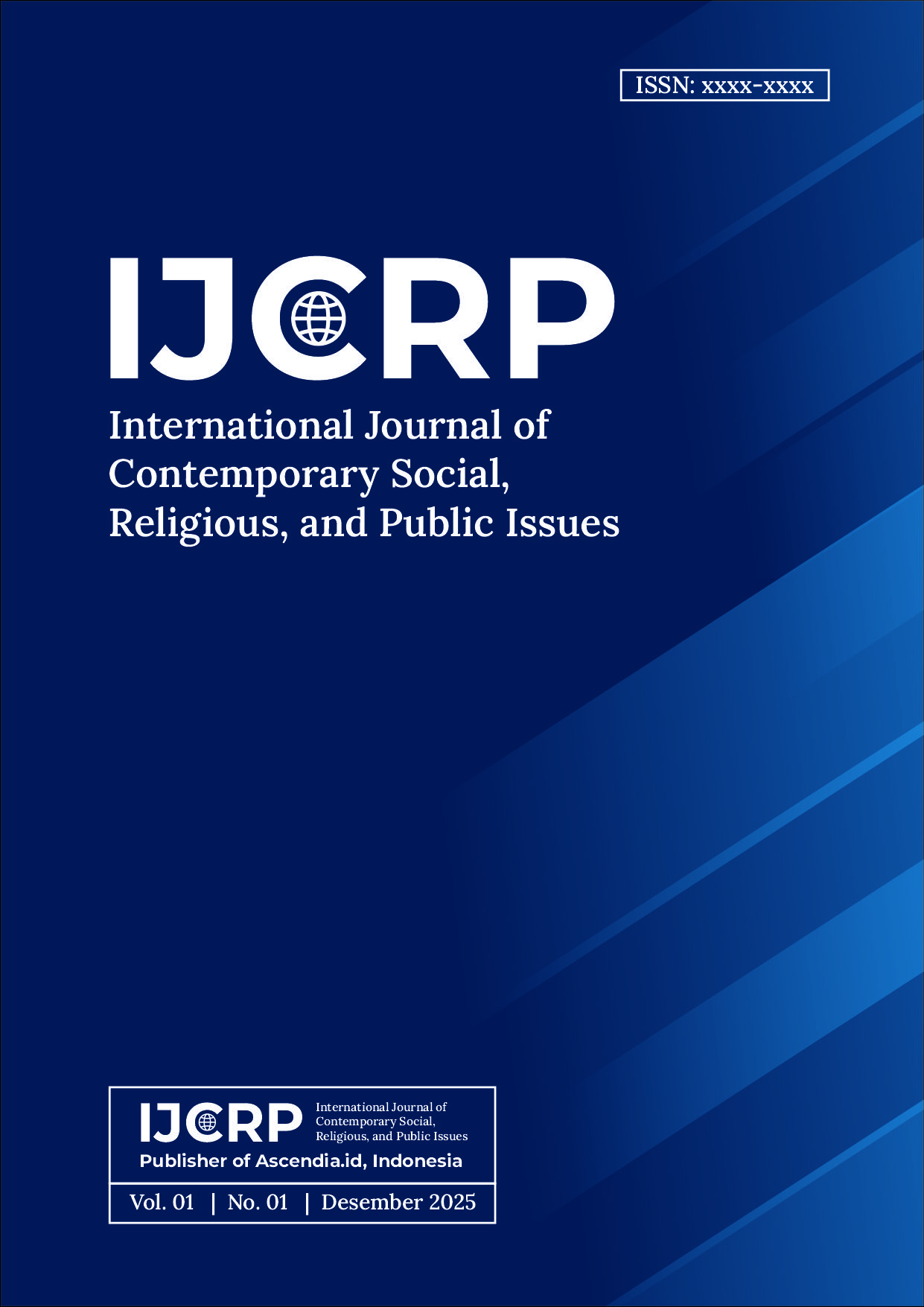IJCRP: International Journal of Contemporary Social, Religious, and Public Issues